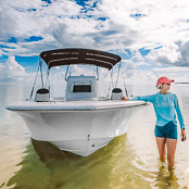 Morning Boat Sandbar